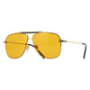 TOM FORD FT 1017 30E Men Sunglasses Shiny Gold with Black