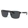 Ray-Ban RB 3721 186/87 Unisex Sunglasses BLACK