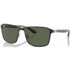 RAYBAN RB 3721 9144/71 Unisex Sunglass Black