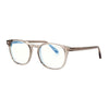 TOM FORD FT 5819-B 057 Men Optical Frame Crystal Light Brown
