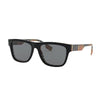 BURBERRY B 4293 3806/87 Men Sunglasses Top Black On Vintage Check