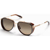 AKONI AKS 204C 59 Unisex Sunglass Gold & Brown