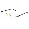MONT BLANC MB0281O 006 Men Optical Frame Gold (Shiny Light Gold)