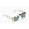 OFF-WHITE OERI069 5955 Unisex Sunglasses Army Green, Orange and Creamy White