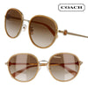 COACH HC7129 564713 Women Sunglasses Gold with Brown