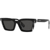 BURBERRY B 4392-U 4051/87 Women Sunglasses Black/Check White Black