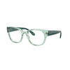Ray-Ban RB7210 8202 Unisex Optical Frame Polished Transparent Green