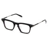 AKONI AKX-400D 48 Men Optical Frame Matte Black with Antique Silver