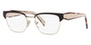 PRADA VPR 65Y KOF-1O1 Women Optical Frame Brown/Pale Gold