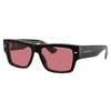 DOLCE&GABBANA DG 4451 3417/7N Men Sunglasses Black On Red Havana
