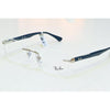 Ray-Ban RB6488I 2538 Unisex Optical Frame Silver with Blue
