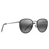 MAUI JIM MJ854-02 Men Sunglasses Silver - Black