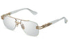 DITA GRAND EVO DTX146-A-02 Unisex Optical Frame White Gold - White