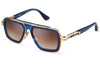 DITA LXN-EVO DTS403-A-03 Unisex Sunglasses Blue Swirl - Yellow Gold