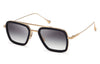 DITA FLIGHT 006 Men Sunglasses Matte Black - 14K Gold