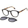 DAVID BECKHAM DB 1080/CS WR799 Men Optical with Clip-On Sunglass Black