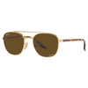 RAYBAN RB 3688 001/AN Unisex Sunglasses Gold