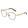 DOLCE&GABBANA DG 1351 1334 Women Optical Frame Gold/Black