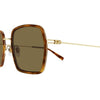 GUCCI GG1848S 002 52 - METAL SHEET Gucci Gold brown Ladies