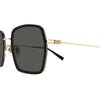 GUCCI GG1848S 001 52 - METAL SHEET Gucci Black gold Square