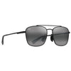 MAUI JIM MJ 645-02 Men Sunglass Black