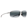MAUI JIM MJ 422-0225 Men Sunglass Black