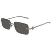 GUCCI GG1703S 001 55 - 3 pcs Gucci Silver black Square