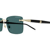 MONT BLANC MB0344S 006 54 - 3 pcs MONT BLANC Black gold Square