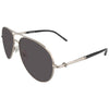 MONT BLANC MB0068S-003 Men Sunglass Silver
