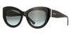 JIMMY CHOO XENA/S 8079O Women Sunglasses Shiny Black with Sparkles