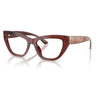 DOLCE & GABBANA DG3412 3045 53 - Sheet full DOLCE&GABBANA MAROON Cateye