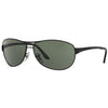 RayBan RB 3342 006 60 3N Men Sunglass Black