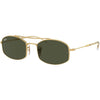 RAYBAN RB 3719 001/31 Unisex Sunglass Gold