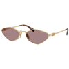 MIU MIU SMU 56Z 5AK-20I 56 - Metal full MIU MIU Gold brown Ladies