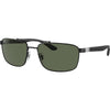 RAYBAN RB 3737002/71 Unisex Sunglass Black