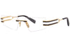 BALMAIN BPX-123A-54 Unisex Optical Frame Black/Gold