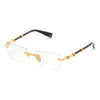 BALMAIN BPX 150-A PIERRE Unisex Optical Frame Gleaming Gold with Shiny Black