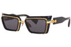 BALMAIN BPS-130A-52 Unisex Sunglasses Black/Gold
