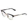 DITA STATESMAN SIX MET FULL SQUARE BLACK GOLD DTX132-52-02-Z Unisex Optical Frame nan