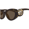 GUCCI GG1691S 002 54 - Sheet full Gucci Gold brown Ladies