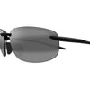 MAUI JIM MJ0676S 001 63 - Sheet supra MAUI JIM Black Square