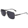 SALVATORE FERRAGAMO SF318 018 60 - Metal full SALVATORE FERRAGAMO Black Square