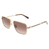 SALVATORE FERRAGAMO SF329LBI 700 60 - Metal full SALVATORE FERRAGAMO Gold Square