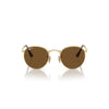 RAYBAN RB3447I 001/57 50 - Metal full Rayban Gold Oval