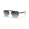 RAYBAN RB3693I 004/11 56 - Metal full Rayban Gunmetal Square