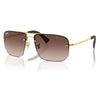 RAYBAN RB3738I 001/13 59 - 3 pcs Rayban Gold Square