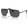 RAYBAN RB3738I 002/87 59 - 3 pcs Rayban Black Square