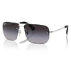 RAYBAN RB3738I 003/8G 59 - 3 pcs Rayban Silver Square