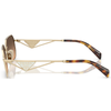 PRADA SPR A51 ZVN-50C - Metal full Prada Gold Square