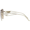 PRADA SPR 57Y ZVN-3D0 Women Sunglass Pale Gold